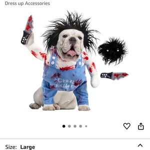 Halloween Dog Costume - Black and White